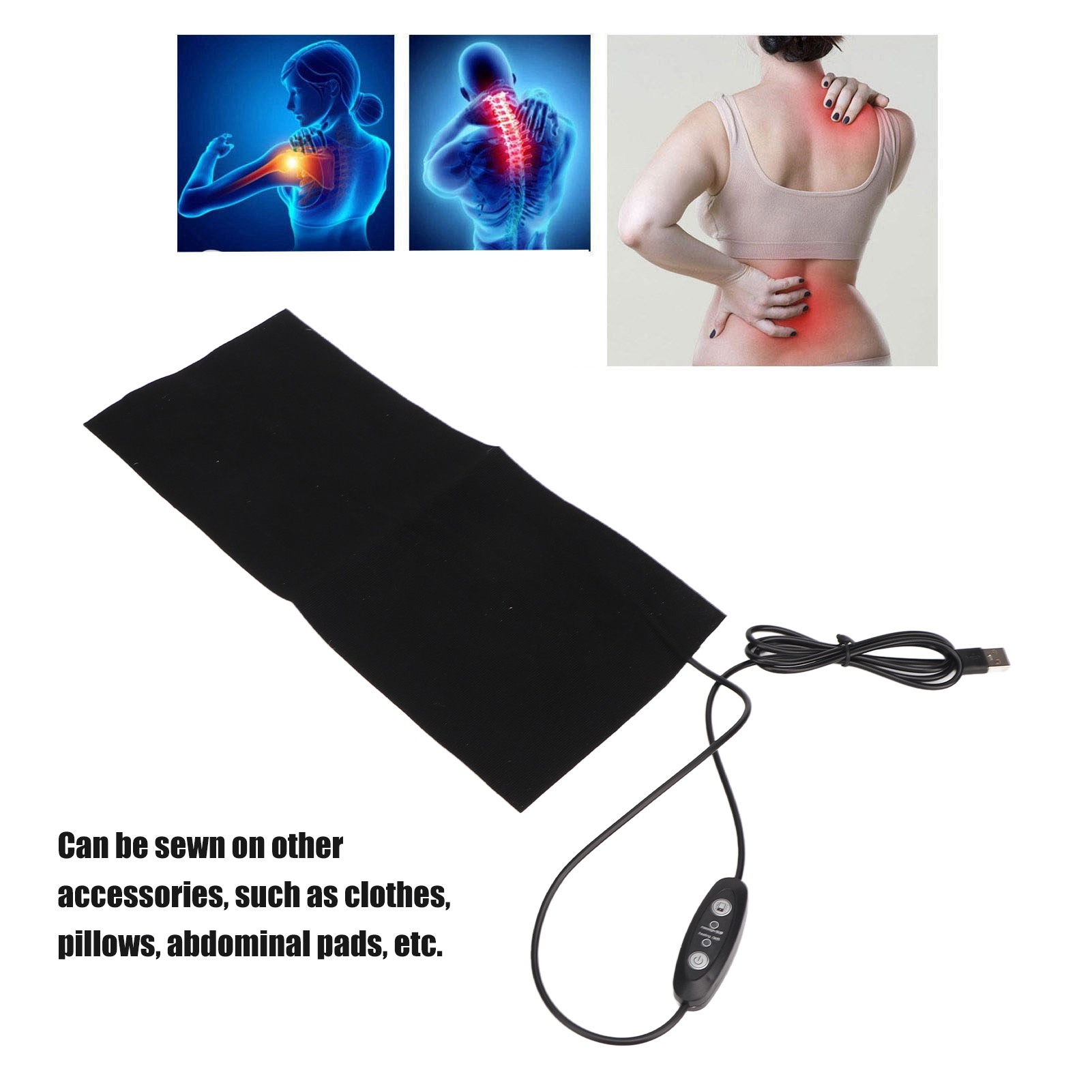 USB Heating Pad 9W 5V 2A Adjus - огляд і ціна Hand Warmer Electric