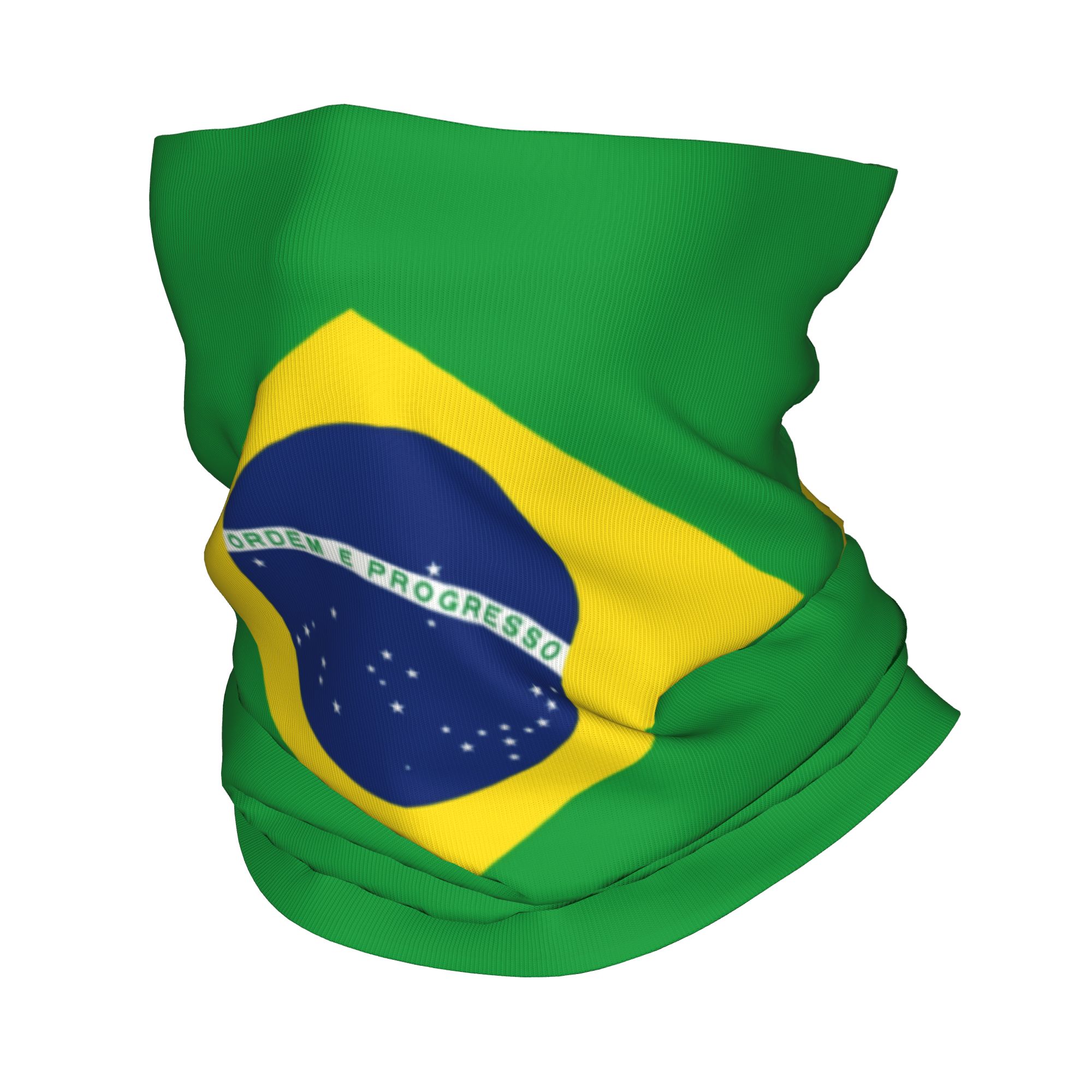 Custom Brazil Flag Bandana Nec - огляд і ціна Neck Gaiter Fleece