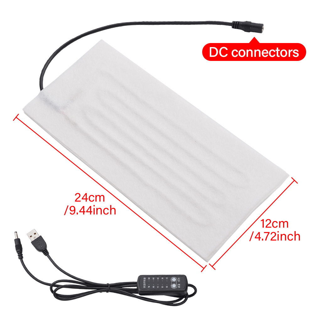 1Pc 120x240 mm USB Heating Pad - огляд і ціна Hand Warmer Electric