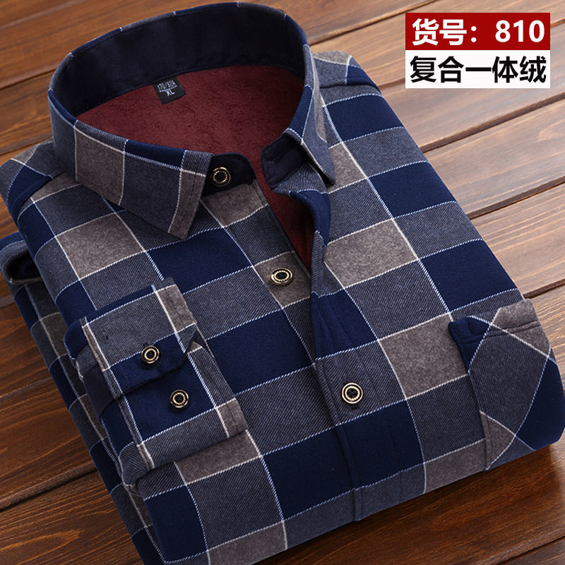 2026 winter Men's fashion smar - огляд і ціна Flannel Shirt Lined