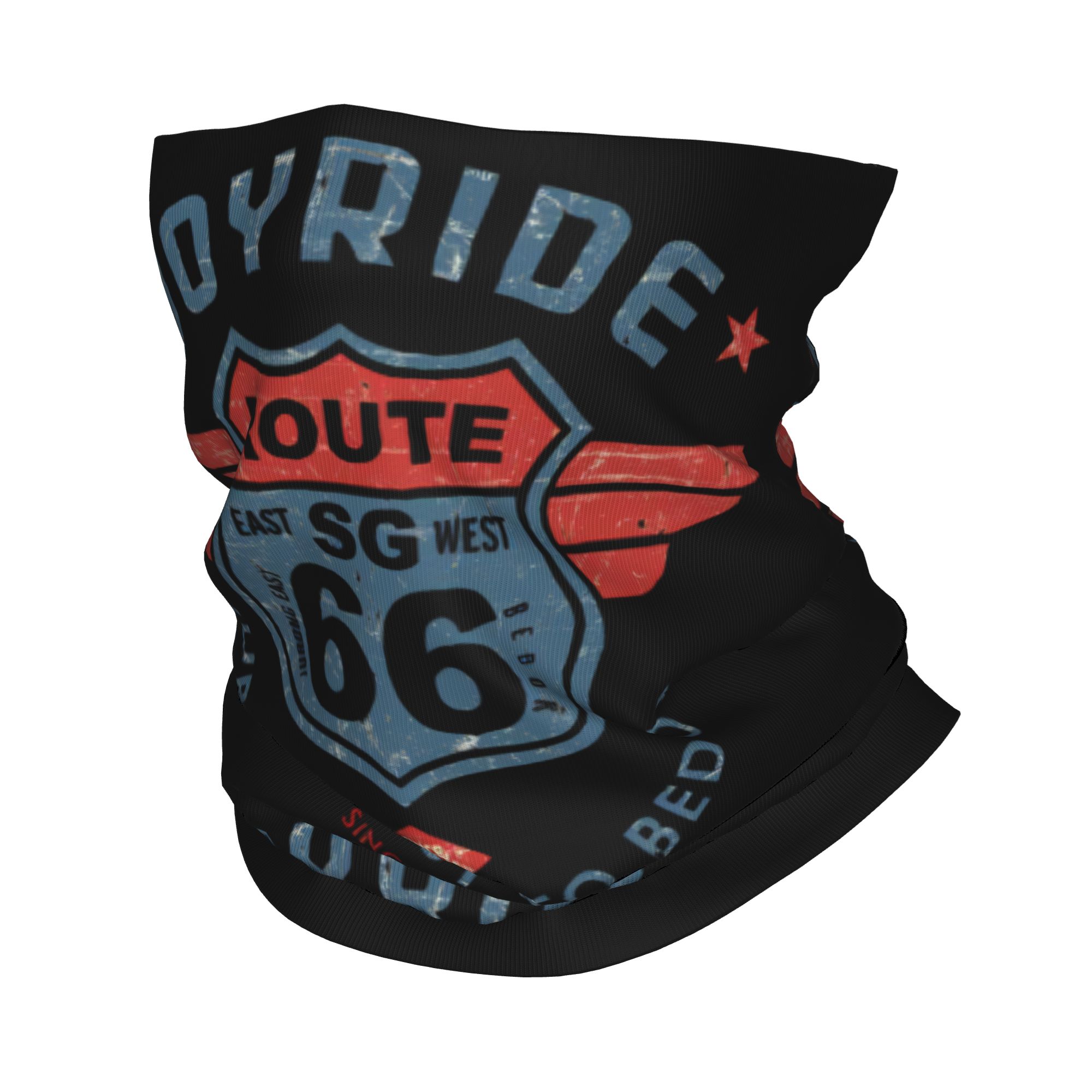 Motorcycle Ride Route 66 Neck  - огляд і ціна Neck Gaiter Fleece