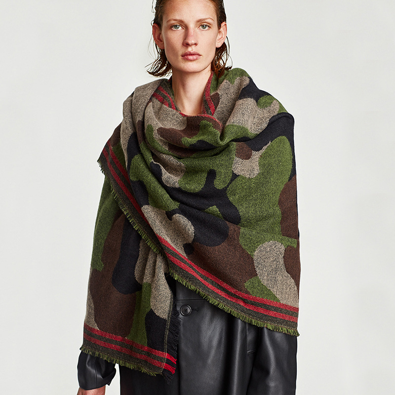 Camouflage Leopard Print Echar - огляд і ціна Cashmere Pashmina Wrap
