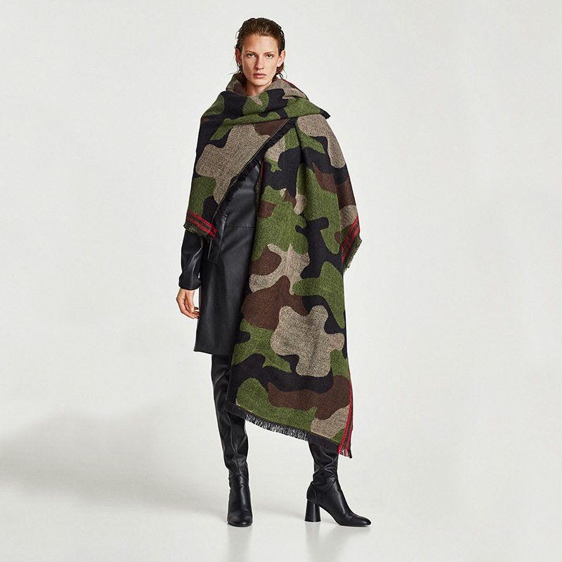 Camouflage Leopard Print Echar - огляд і ціна Cashmere Pashmina Wrap