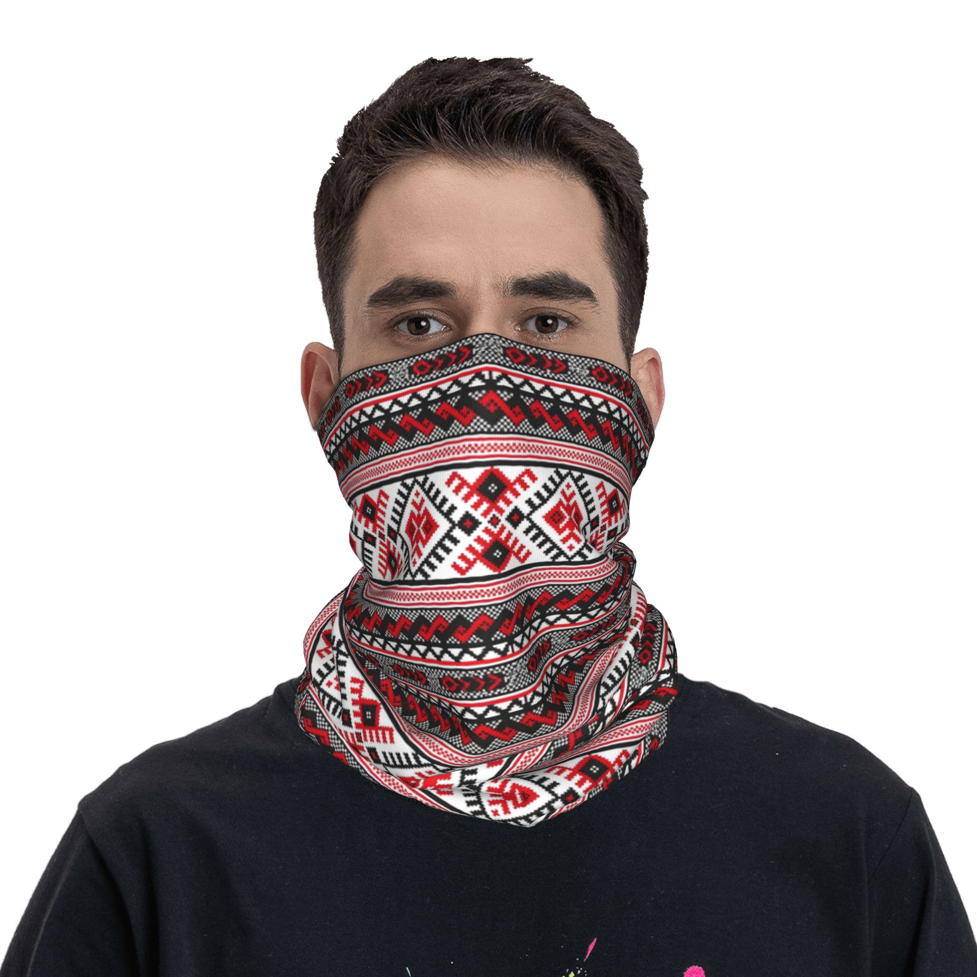 Custom Ukrainian Vyshyvanka Em - огляд і ціна Neck Gaiter Fleece