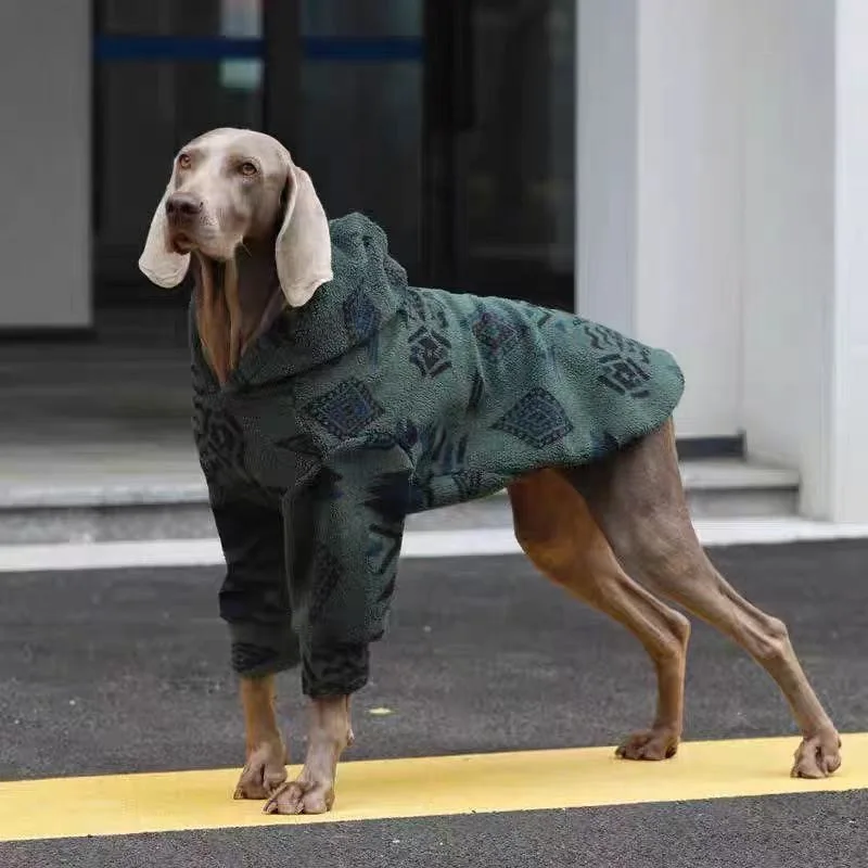 Hooded Dog Coat Winter Warm Th - огляд і ціна Sherpa Hoodie Fleece