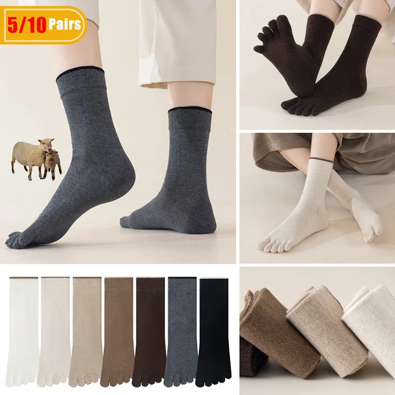 5/10 Pairs Men's Wool Toe Sock - огляд і ціна Thermal Sock Wool