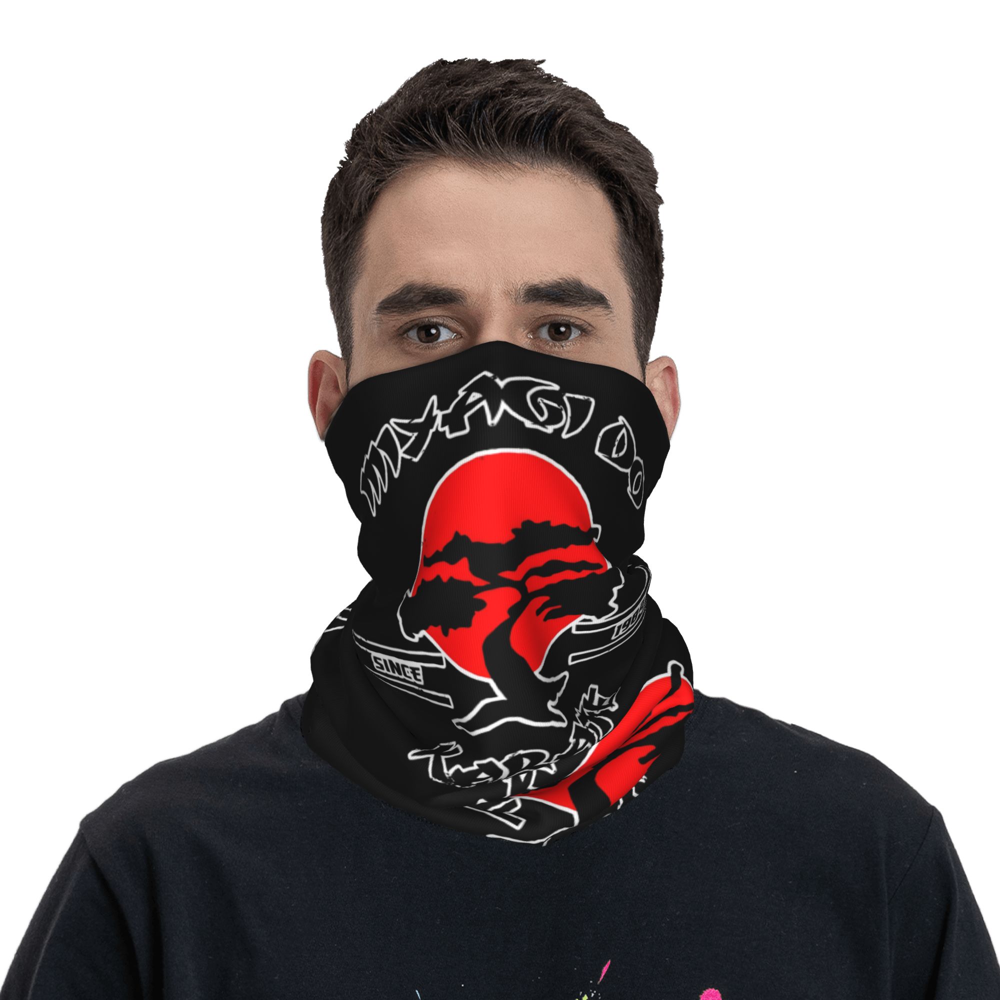 Custom K-Karates Retro Japanes - огляд і ціна Neck Gaiter Fleece